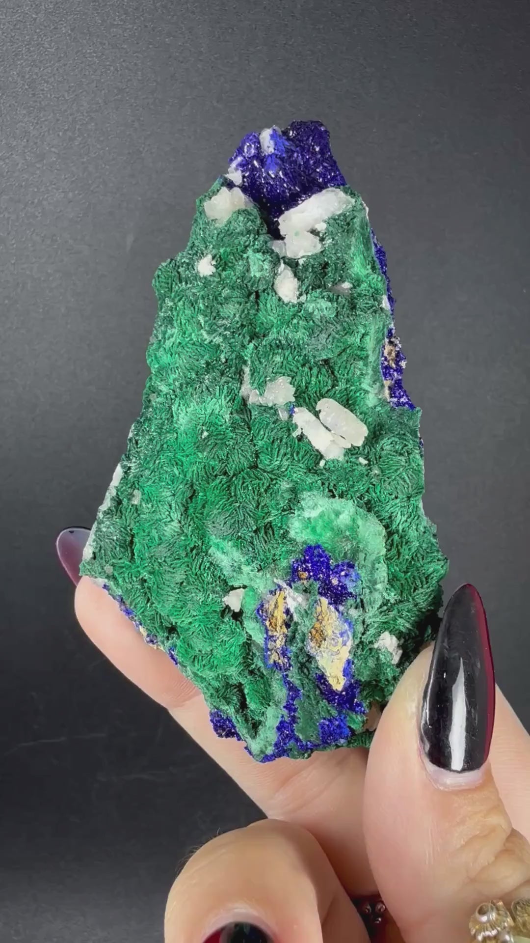 Azurite, Cerussite and Malachite