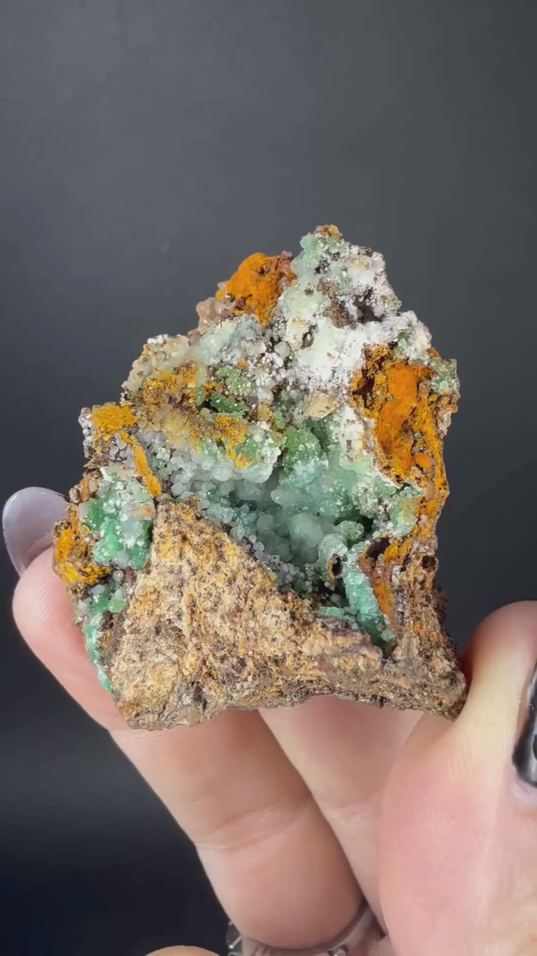 Smithsonite and Olivenite