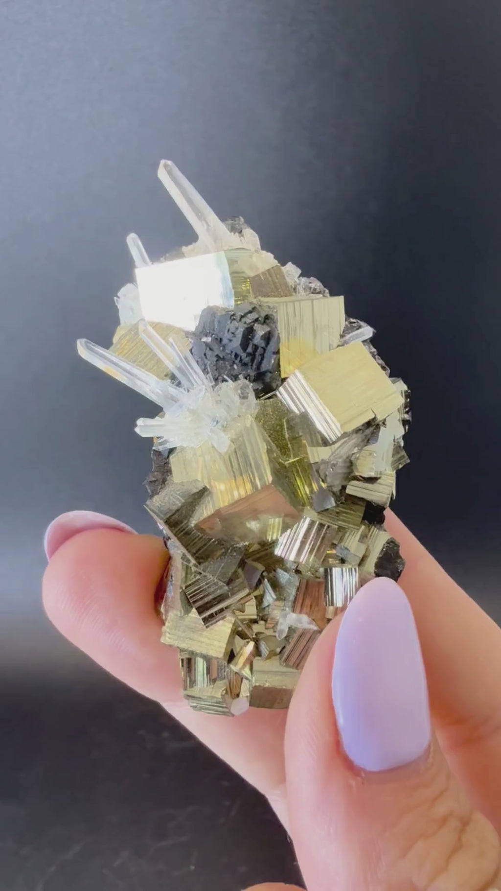 Pyrite, Quartz and Sphalerite