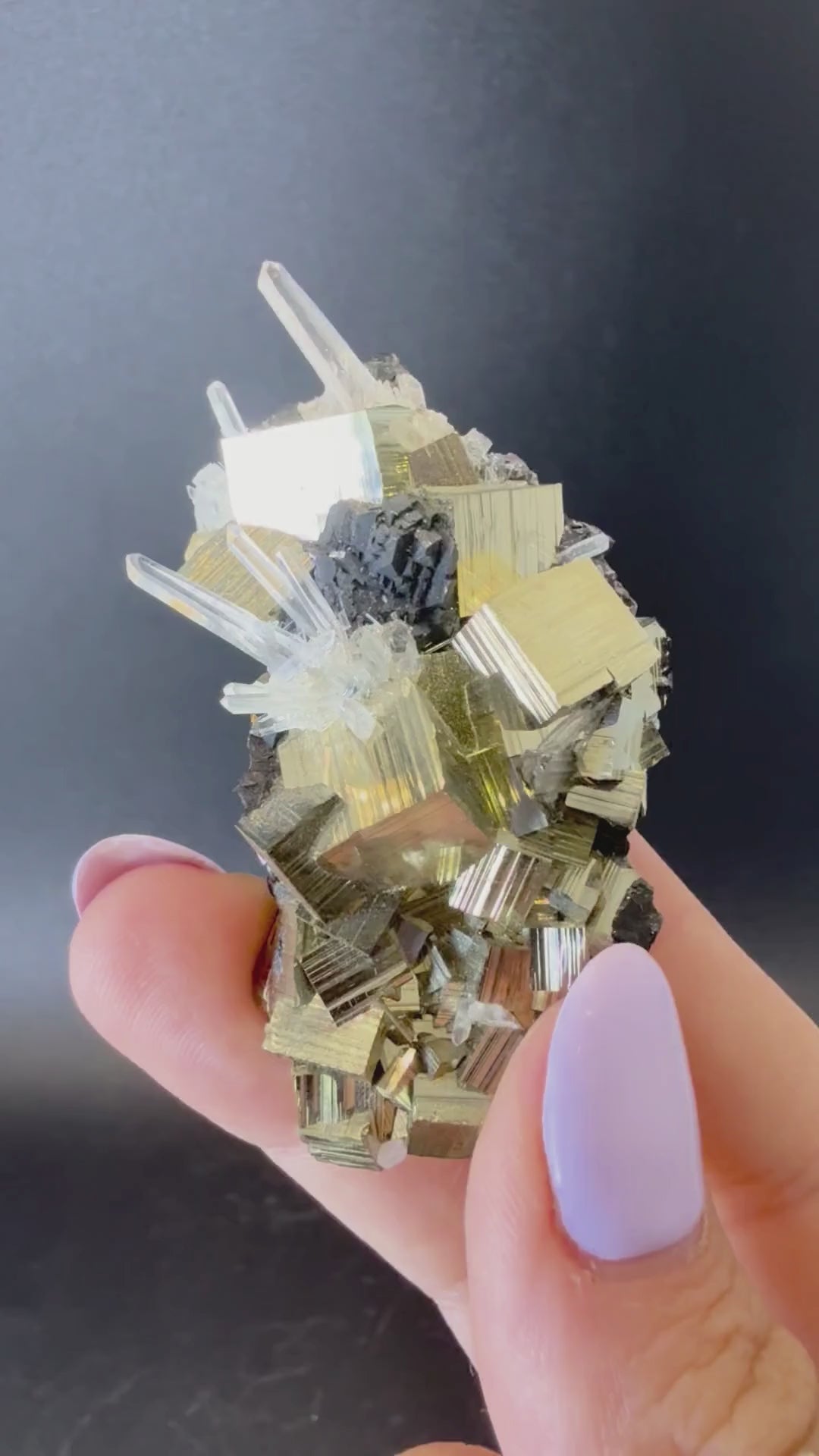 Pyrite, Quartz and Sphalerite