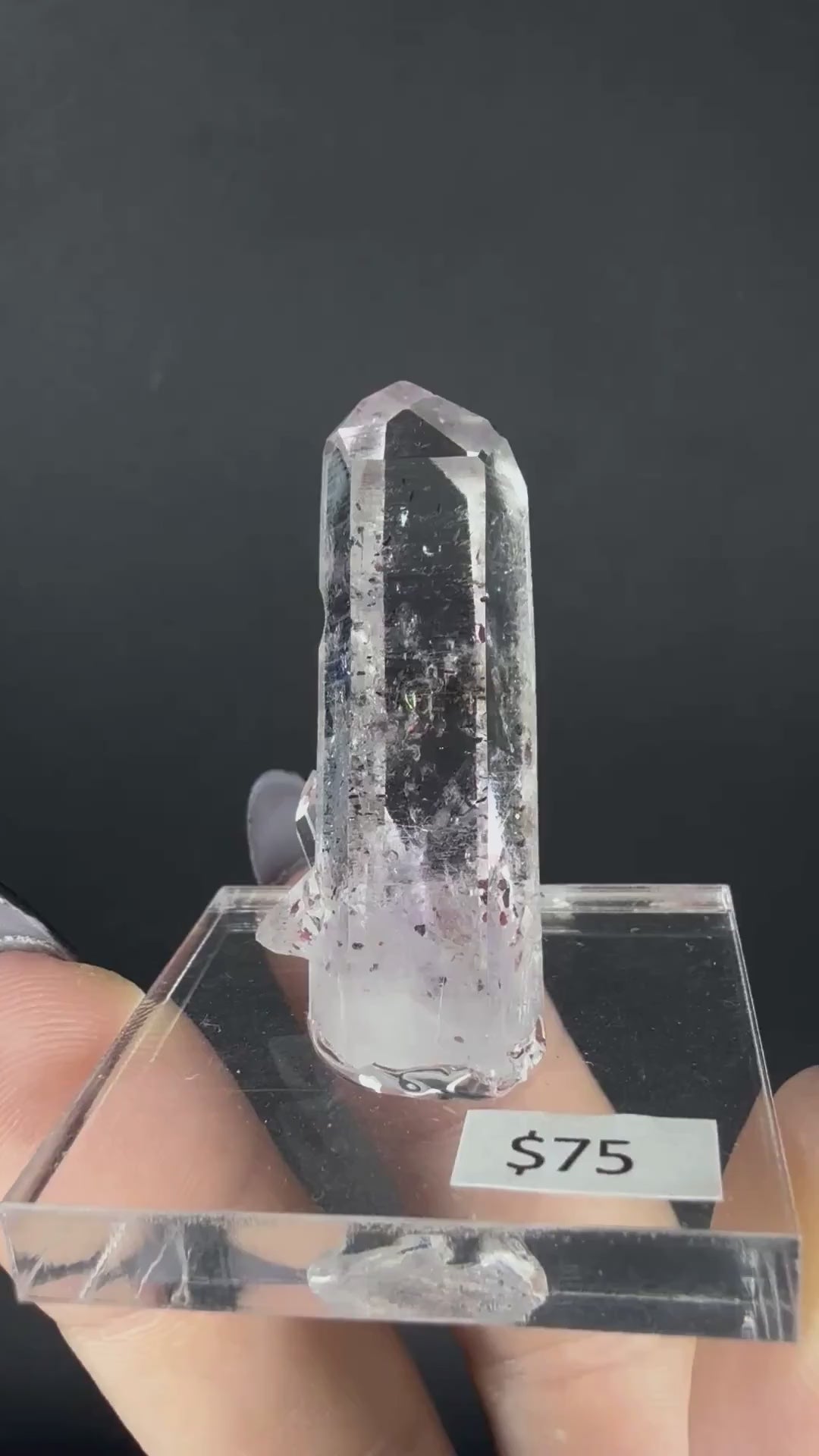 Quartz with Amethyst, and Hematite