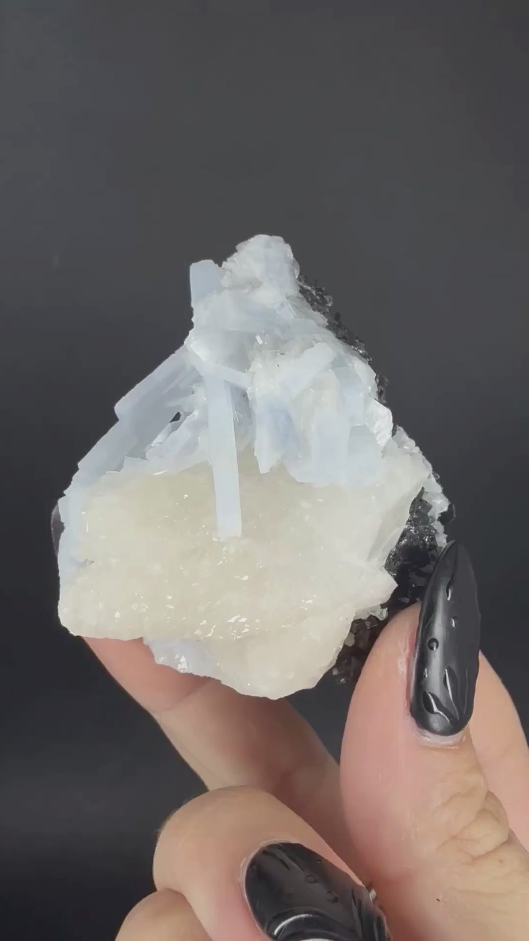 Anhydrite,Sphalerite and Calcite