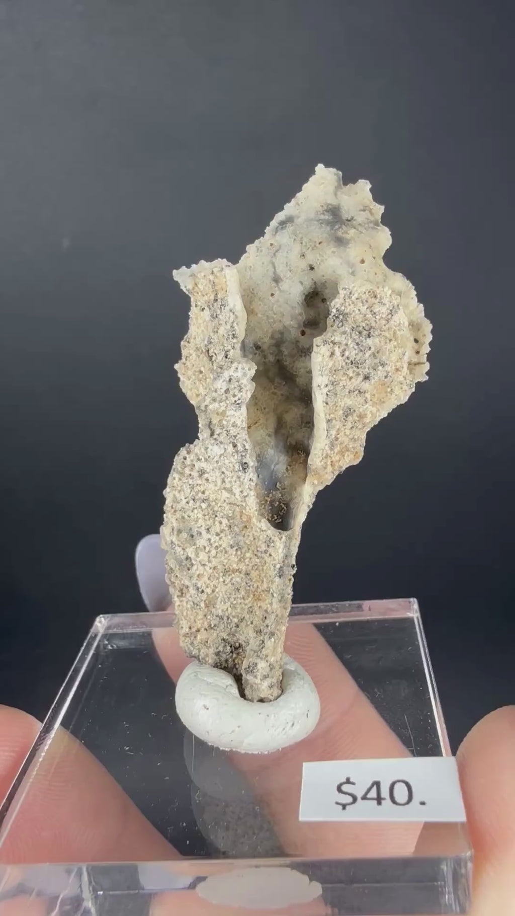 Fulgerite "Lightning strike captured in sand"
