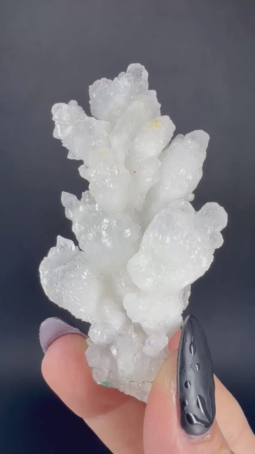 Calcite with Malachite