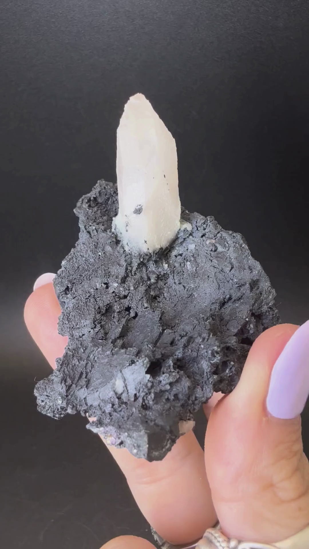 Quartz on Tennantite