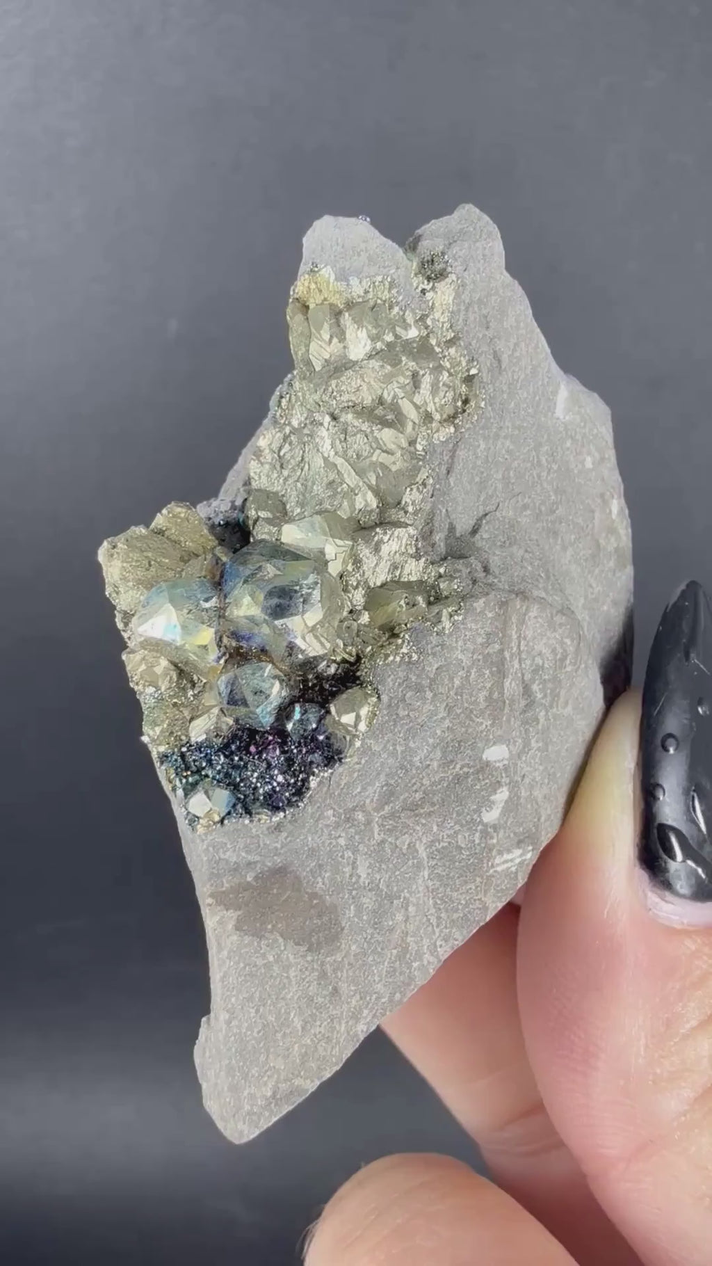 Iridescent Pyrite