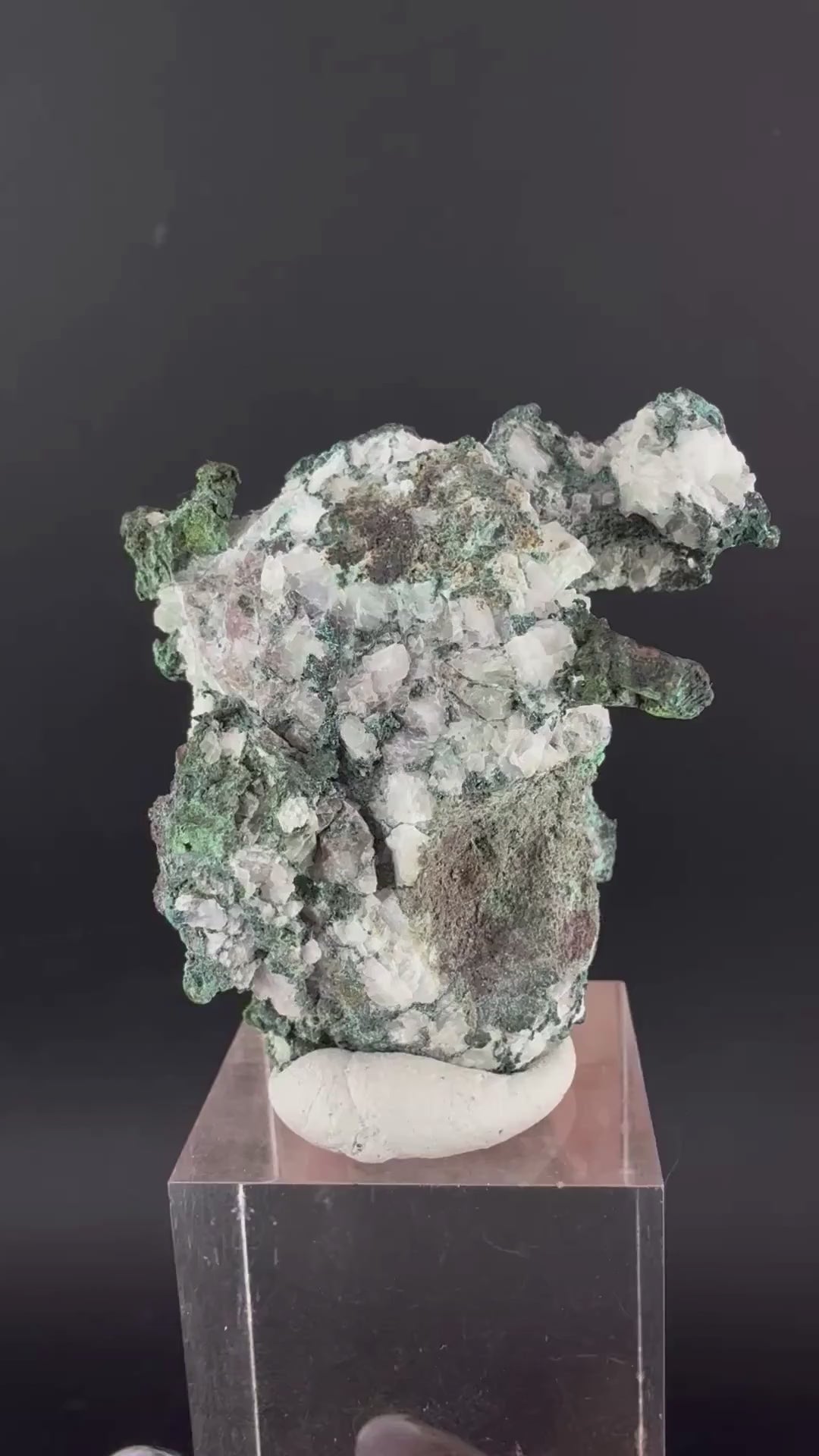 Native Copper with Calcite