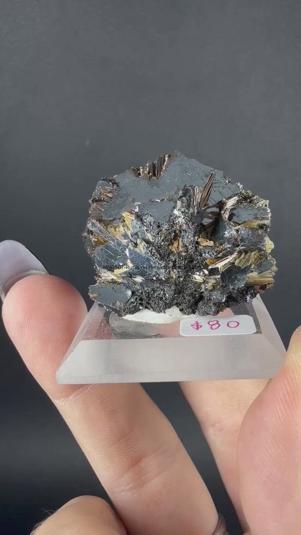 Rutile on Hematite