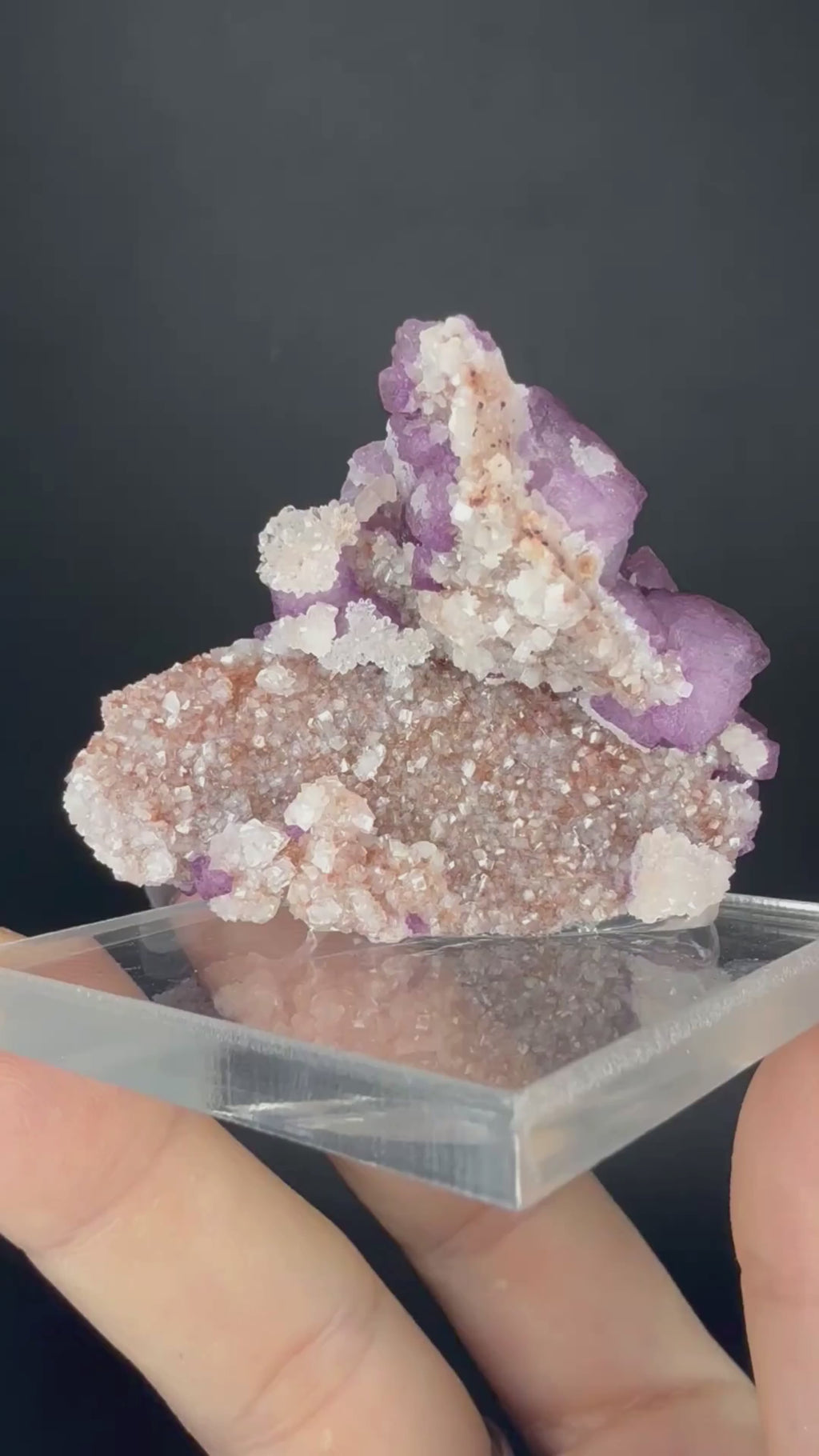 Fluorite with Quartz